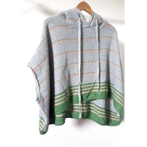 free people sparkly hooded poncho with arm holes